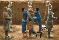 China's Terracotta Army is unearthed in Xian