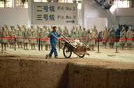 China's Terracotta Army is unearthed in Xian