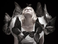 Controversial fashion designer Jess Eaton will be unveiling pieces from her Roadkill Couture collection, designed exclusively for White Gallery, London, Britain - 18 Mar 2013