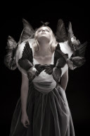 Controversial fashion designer Jess Eaton will be unveiling pieces from her Roadkill Couture collection, designed exclusively for White Gallery, London, Britain - 18 Mar 2013