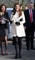 The Duke and Duchess of Cambridge at offices of Child Bereavement UK