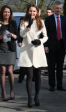 The Duke and Duchess of Cambridge at offices of Child Bereavement UK