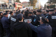 Palestinians protest against the visit of US President Barack Obama, West Bank city of Ramallah, West Bank - 19 Mar 2013