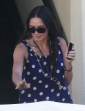 Exclusive... Demi Moore Gets Her Nails Done In Beverly Hills 