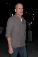 Bruce Willis celebrates his 58th Birthday with family at Spago