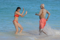 Russell Simmons and family hit St Bath on Christmas Day [USA and Australia ONLY]
