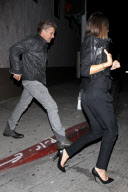 *EXCLUSIVE* Jason Trawick leaves the Vignette Lounge with a couple ladies [NO Australia, New Zealand]
