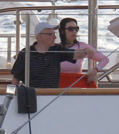 Exclusive... Rupert Murdoch And Family Enjoying His Yacht In St. Barts 