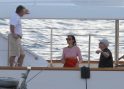 Exclusive... Rupert Murdoch And Family Enjoying His Yacht In St. Barts 