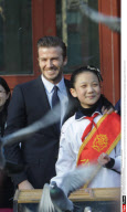 Beijing David Beckham China football tour
