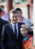 Beijing David Beckham China football tour