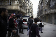 Syria: Funeral of a FSA fighter in Aleppo