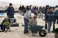 Syrian refugee camp in Zaatari, Jordan - 23 Mar 2013
