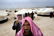 Syrian refugee camp in Zaatari, Jordan - 23 Mar 2013