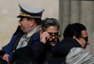 George Clooney am Filmset in Berlin
