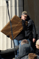 Dreharbeiten zu The Monuments Men in Berlin