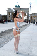 Micaela Schäfer als Osterbunny