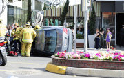 Phoebe Price Witnesses An Accident In West Hollywood 