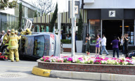 Phoebe Price Witnesses An Accident In West Hollywood 