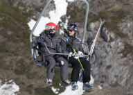 INFANTA ELENA AND INFANTA CRISTINA FAMILY TIME IN BAQUEIRA