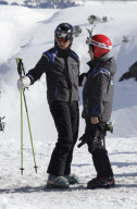 INFANTA ELENA AND INFANTA CRISTINA FAMILY TIME IN BAQUEIRA