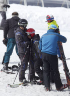 INFANTA ELENA AND INFANTA CRISTINA FAMILY TIME IN BAQUEIRA