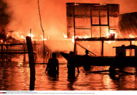 Malaysia A fire engulfed over 400 wooden houses in Kota Kinabalu,