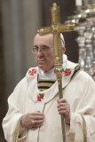 Pope Francis I celebrates the Holy Chrism Mass at St.Peter's Basilica, Vatican City, Rome, Italy - 28 Mar 2013