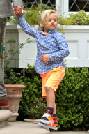Gwen Stefani and Gavin Rossdale take the Boys out for some Easter Fun