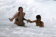 **ABSOLUTELY NO WEB OR TV** *EXCLUSIVE* Heidi Klum's family vacation nearly comes to a tragic end