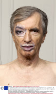 'ID' - artists Bruno Metra and Laurence Jeanson distort people's faces with magazine cut-outs, Lyon, France - 02 Apr 2013