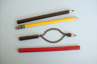The amazing pencil carvings of Agoston Birtalan, Budapest, Hungary - 27 Mar 2013