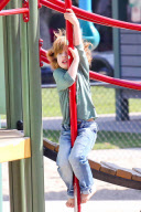 Exclusive... Jordan Bratman Takes Max To The Park 