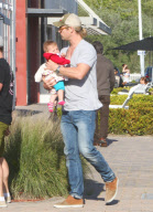 Chris Hemsworth And Family Go To Lunch