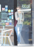 Agyness Deyn Leaves Locali