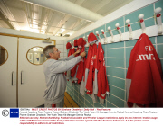 Arsenal Academy Team Feature Picture Graham Chadwick The Youth Team Kit Manager Dennis Rockall