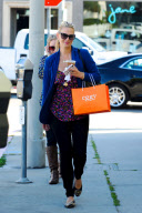 Molly Sims Shops At EGGY