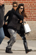 Pregnant Halle Berry Out with a Friend in Manhattan