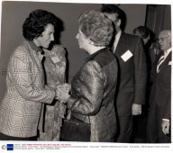 Baroness Thatcher - Prime Minister - 1990 Mrs Margaret Thatcher And Edwina Currie At Enterprise Awards.... Picture Desk ** Pkt5627420-420808