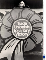 Baroness Thatcher Of Kesteven Pm 1979 Conservative Trade Unions Conference And Rally At Wembley Conference Centre.