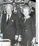 Sir Edward (ted) Heath (died July 2005) And New Conservative Party Leader Baroness Margaret Thatcher At The Conservative Party Conference In Brighton. 10.76...prime Minister Pkt1507-56717 Daily Mail Obit Section (pkt 2) Baroness Margaret Thatcher Wit