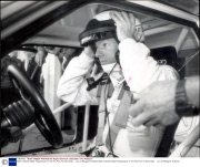 Mark Thatcher Make Preparations In The Pits Prior To Race Start. ...son Of Margaret Thatcher