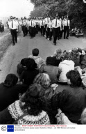 Greenham Common peace camp, Berkshire, Britain  - Jul 1983