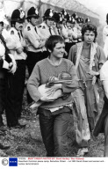 Greenham Common peace camp, Berkshire, Britain  - Jul 1983