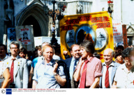 MINER'S MARCH, LONDON, BRITAIN - 1984