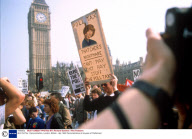 Anti Poll Tax  Demonstration, London, Britain - Apr 1990