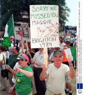 MARGARET THATCHER AT SYMPHONY HALL, BAY PATH COLLEGE, SPRINGFIELD, MASSACHUSETTS, AMERICA - 1998