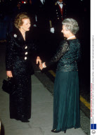 MARGARET THATCHER 70TH BIRTHDAY PARTY AT CLARIDGES LONDON, BRITAIN - 1995