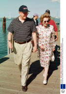 Presidential candidate Steve Forbes and former British Prime Minister Margaret Thatcher.