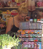 Exclusive... Ireland Baldwin Out Shopping In Chinatown 